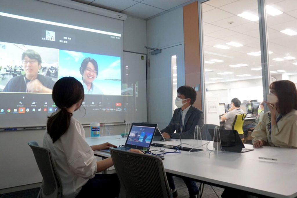 テレワークの社員も交えての社内会議が定着してきました